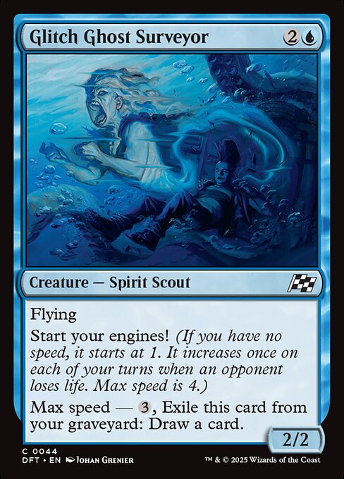 Glitch Ghost Surveyor — DFT #44 normal Magic card
