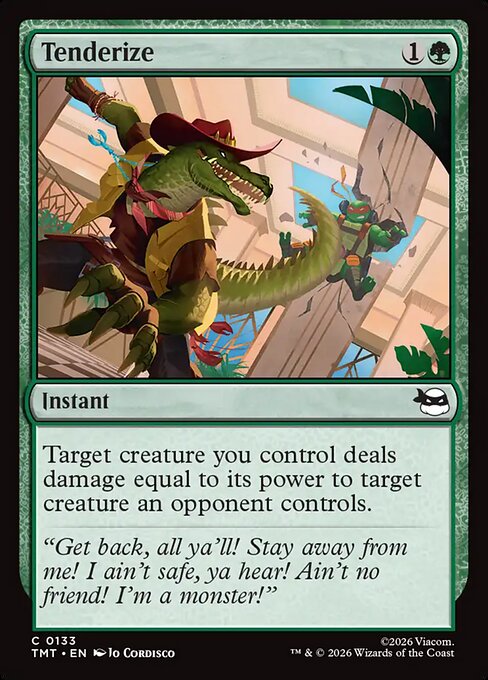 Tenderize — TMT #133 normal Magic card