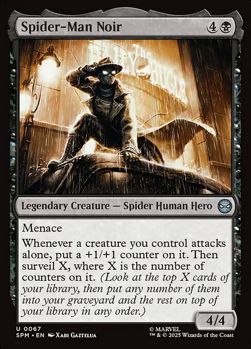 Spider-Man Noir — SPM #67 normal Magic card