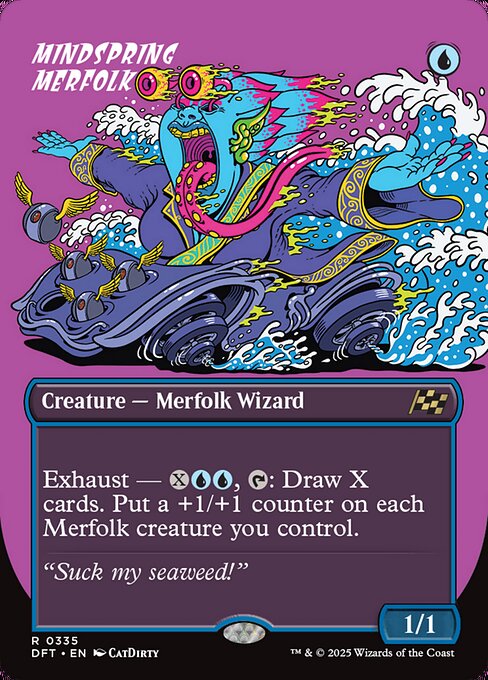 Mindspring Merfolk — DFT #335 normal Magic card