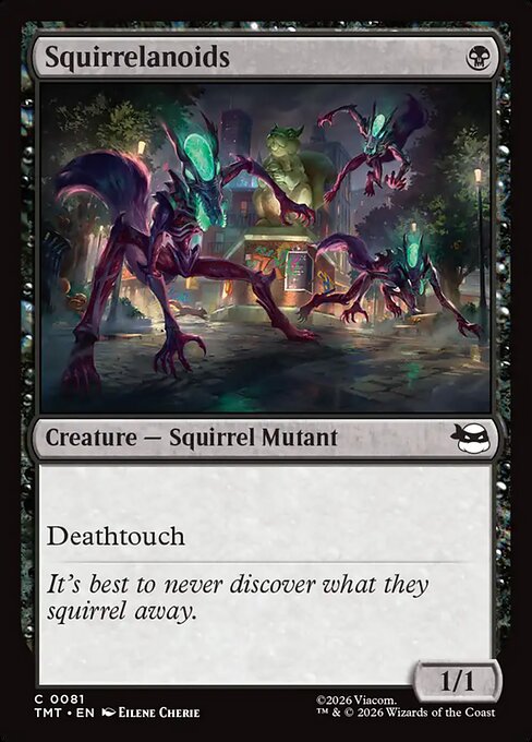 Squirrelanoids — TMT #81 normal Magic card