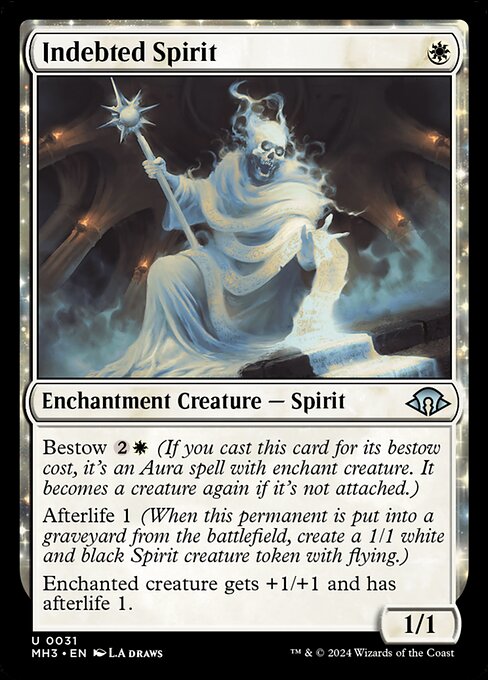 Indebted Spirit — MH3 #31 normal Magic card