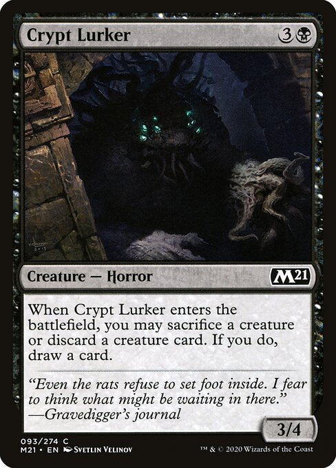 Crypt Lurker — M21 #93 normal Magic card