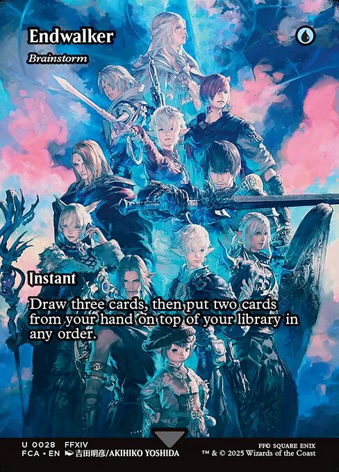 Brainstorm — FCA #28 normal Magic card