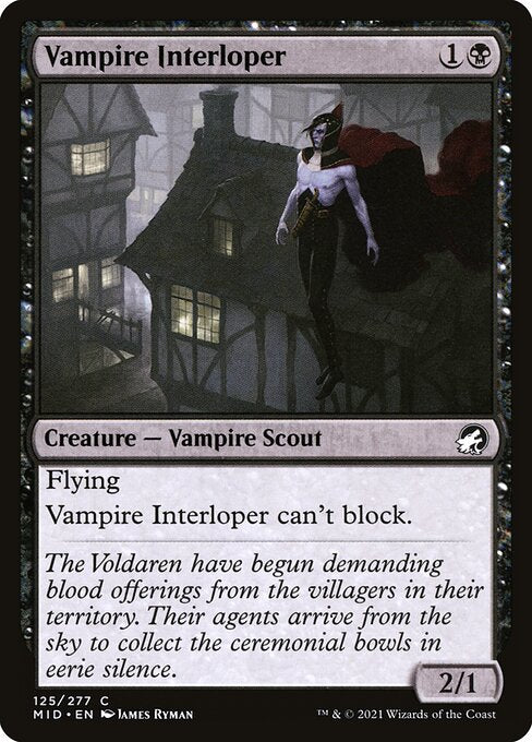 Vampire Interloper — MID #125 normal Magic card