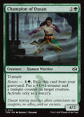 Champion of Dusan — TDM #137 normal Magic card