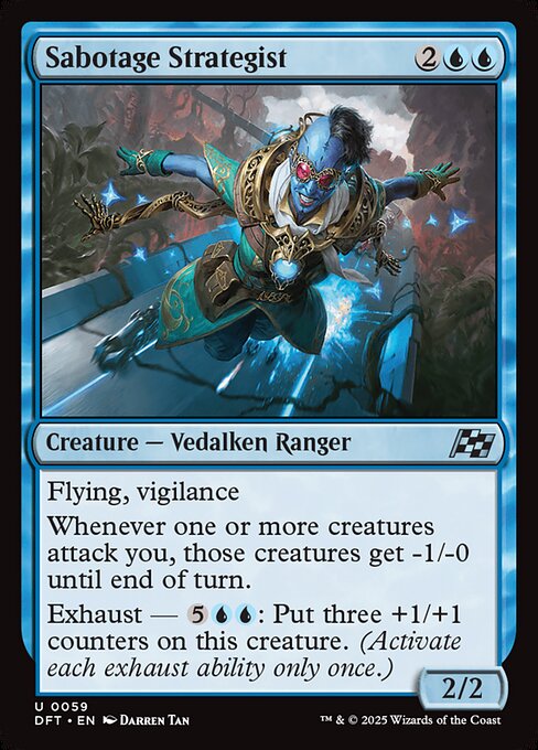 Sabotage Strategist — DFT #59 normal Magic card