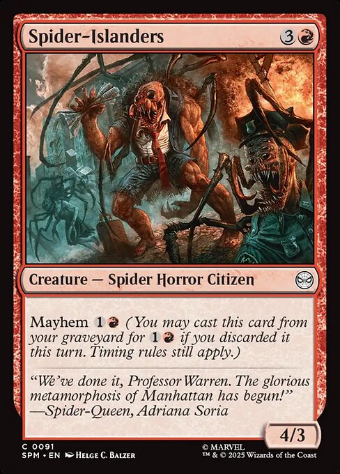 Spider-Islanders — SPM #91 normal Magic card