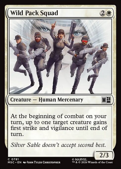 Wild Pack Squad — MSC #781 normal Magic card