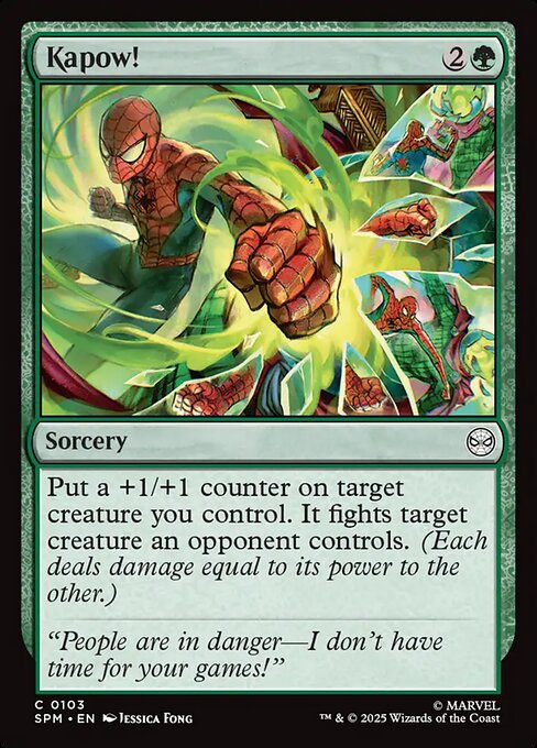 Kapow! — SPM #103 normal Magic card