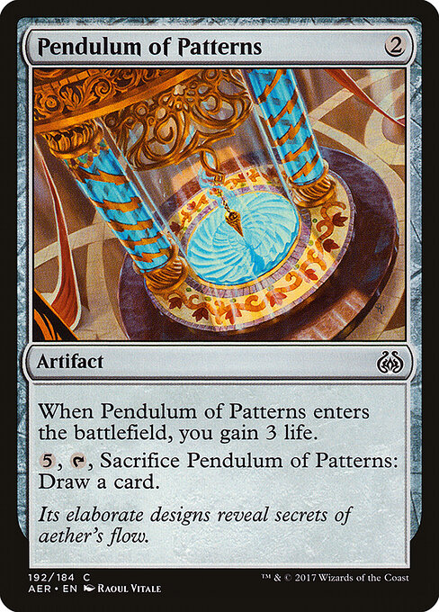 Pendulum of Patterns — AER #192 normal Magic card