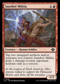 Sunshot Militia — LCI #168 normal Magic card