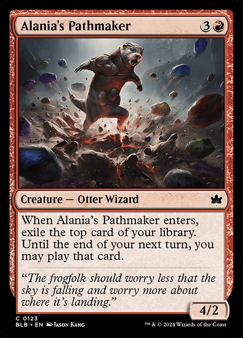 Alania's Pathmaker — BLB #123 normal Magic card
