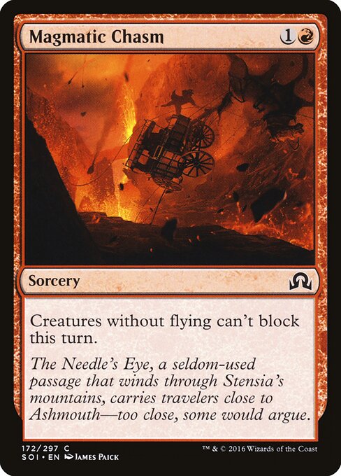 Magmatic Chasm — SOI #172 normal Magic card