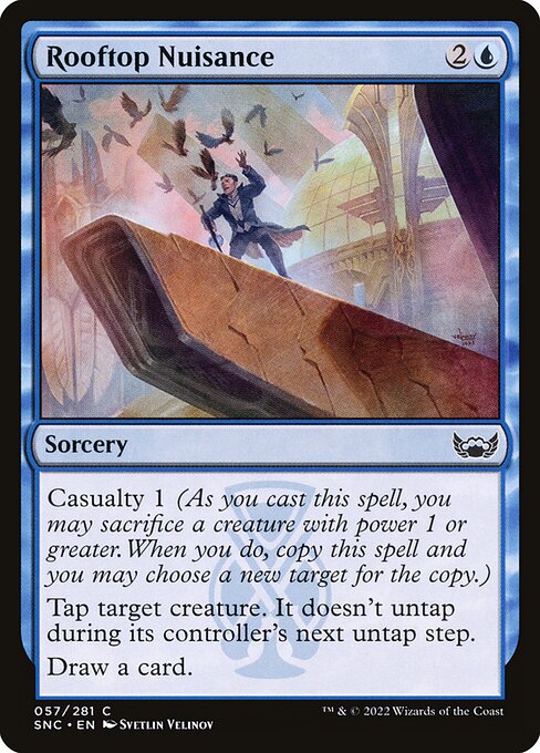 Rooftop Nuisance — SNC #57 normal Magic card