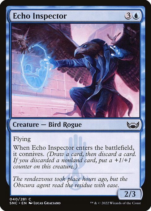 Echo Inspector — SNC #40 normal Magic card