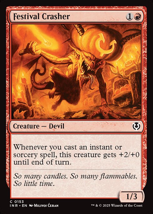 Festival Crasher — INR #153 normal Magic card