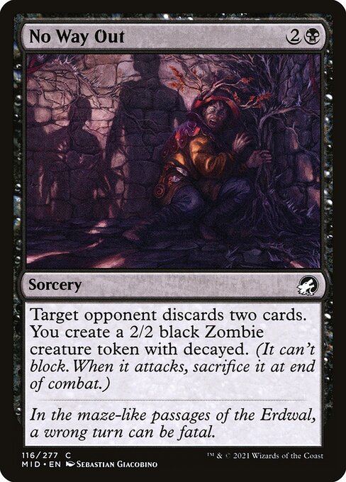No Way Out — MID #116 normal Magic card