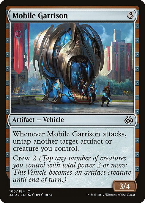 Mobile Garrison — AER #165 normal Magic card