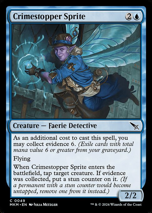 Crimestopper Sprite — MKM #49 normal Magic card