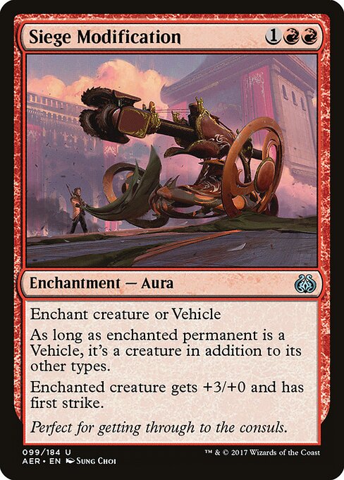 Siege Modification — AER #99 normal Magic card