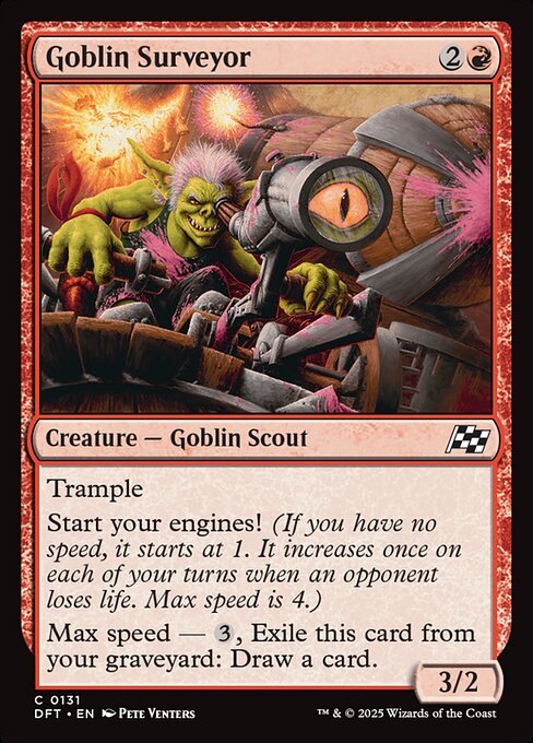 Goblin Surveyor — DFT #131 normal Magic card