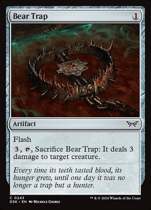 Bear Trap — DSK #243 normal Magic card