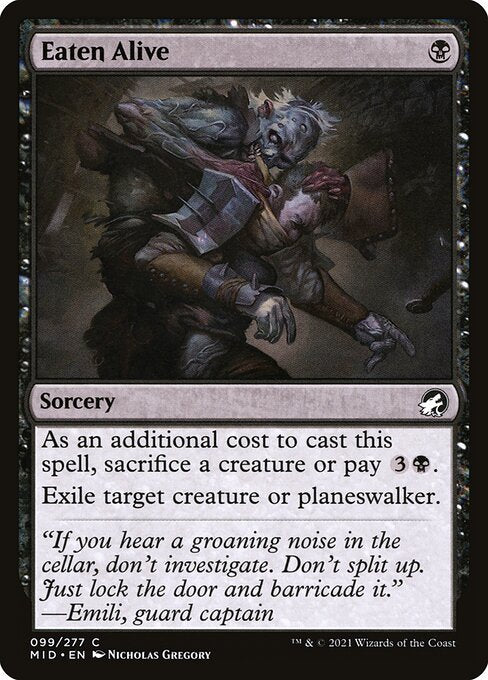 Eaten Alive — MID #99 normal Magic card
