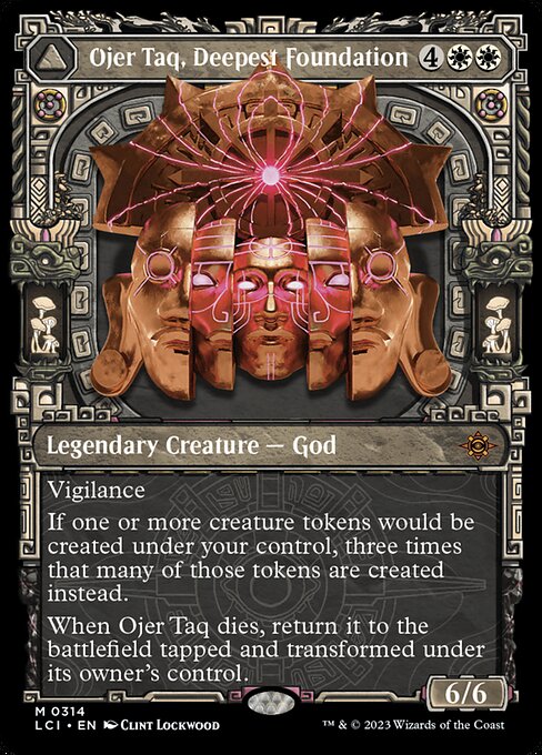 Ojer Taq, Deepest Foundation // Temple of Civilization — LCI #314 normal Magic card