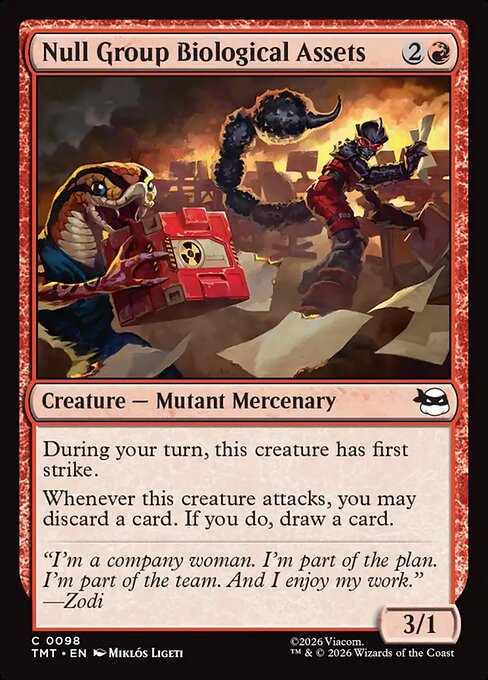 Null Group Biological Assets — TMT #98 normal Magic card