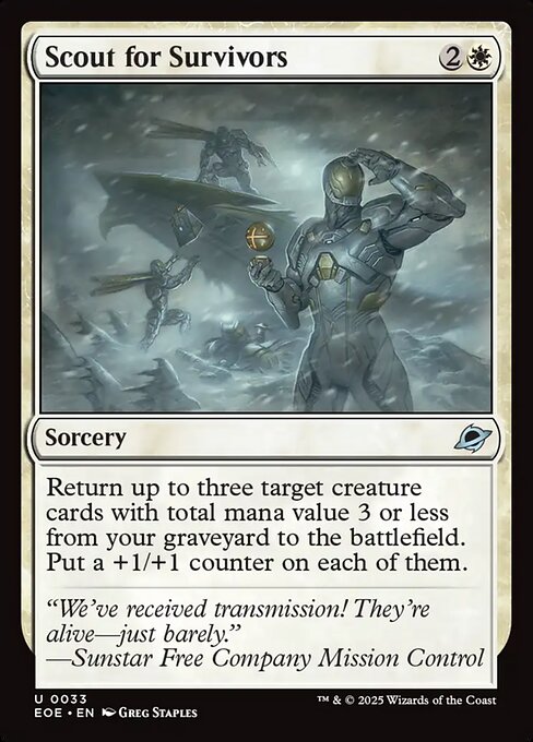 Scout for Survivors — EOE #33 normal Magic card