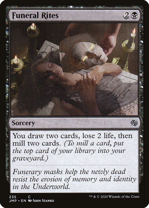 Funeral Rites — JMP #235 normal Magic card