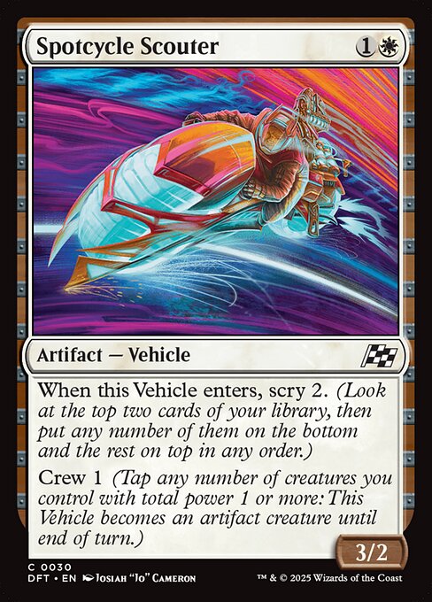 Spotcycle Scouter — DFT #30 normal Magic card