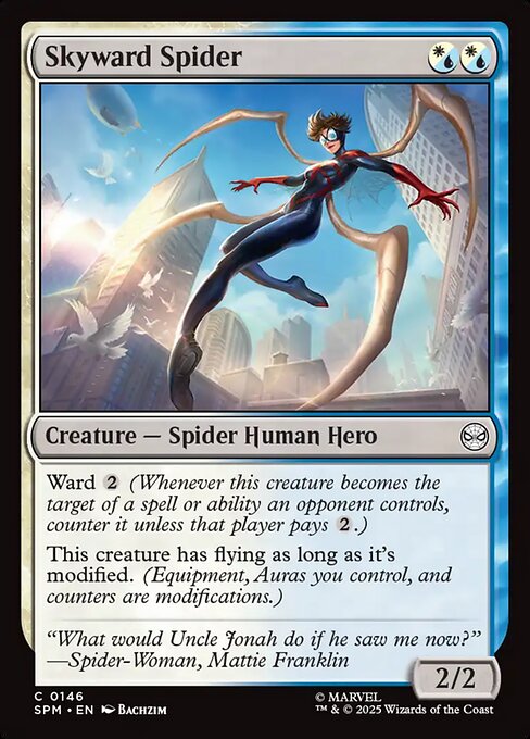 Skyward Spider — SPM #146 normal Magic card