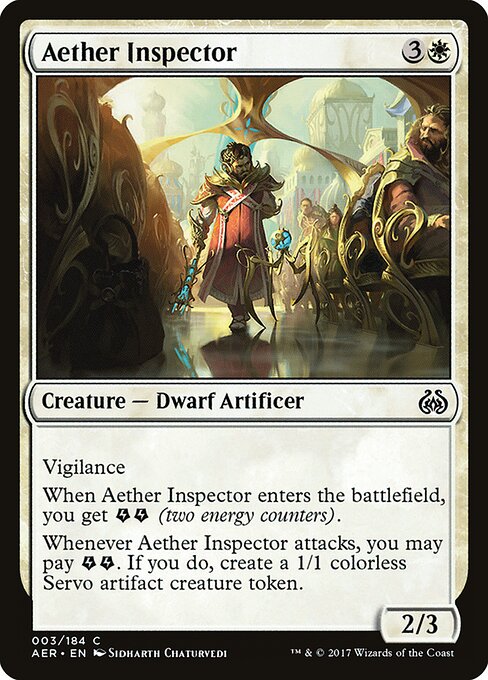 Aether Inspector — AER #3 normal Magic card