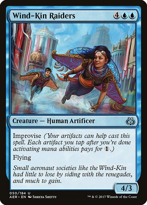Wind-Kin Raiders — AER #50 normal Magic card