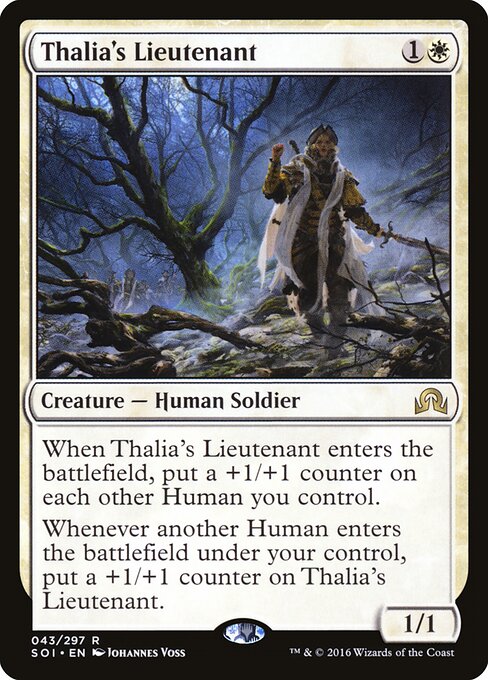 Thalia's Lieutenant — SOI #43 normal Magic card