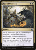 Rite of Oblivion — MID #237 normal Magic card