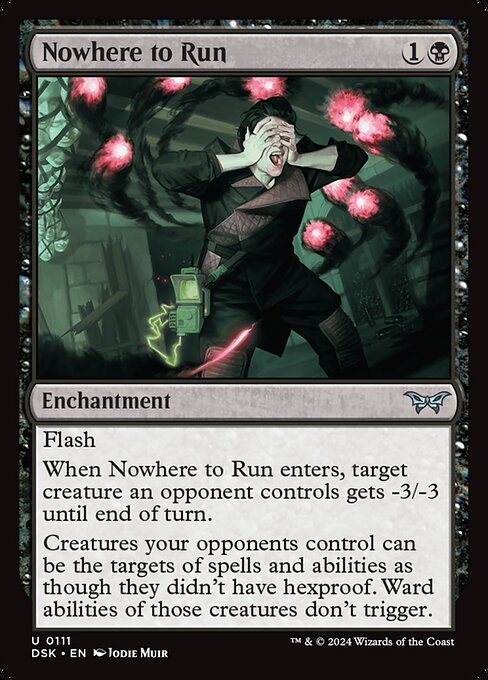 Nowhere to Run — DSK #111 normal Magic card